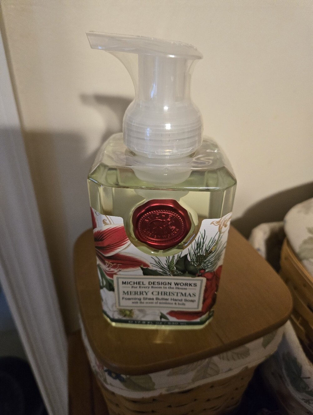 Michel Design Works Merry Christmas Foaming Hand Soap - NEW And NEVER USED